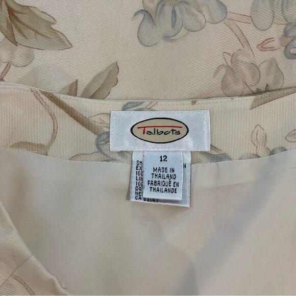 💗 3/$10 💗 Vintage 80’s/90’s Talbots Floral Wrap Skirt Size 10 EUC - Picture 13 of 14